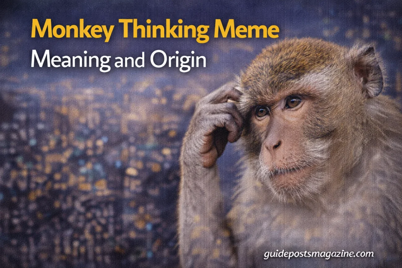 Monkey Thinking Meme Explained With Meaning and Origin